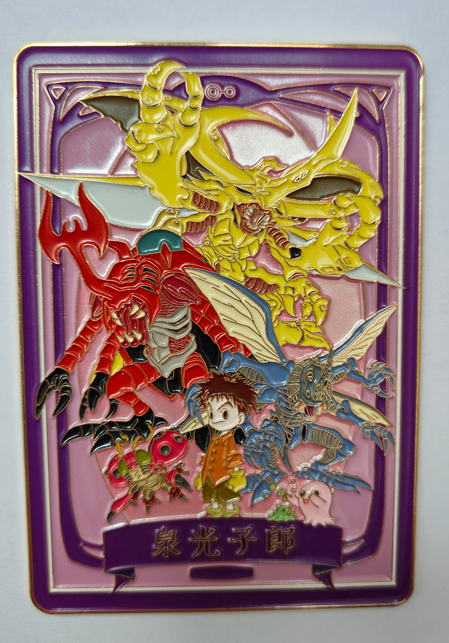 Digimon Adventure DigiDestined Evolution Line Hard Enamel Limitation Pin | Anime Collectible