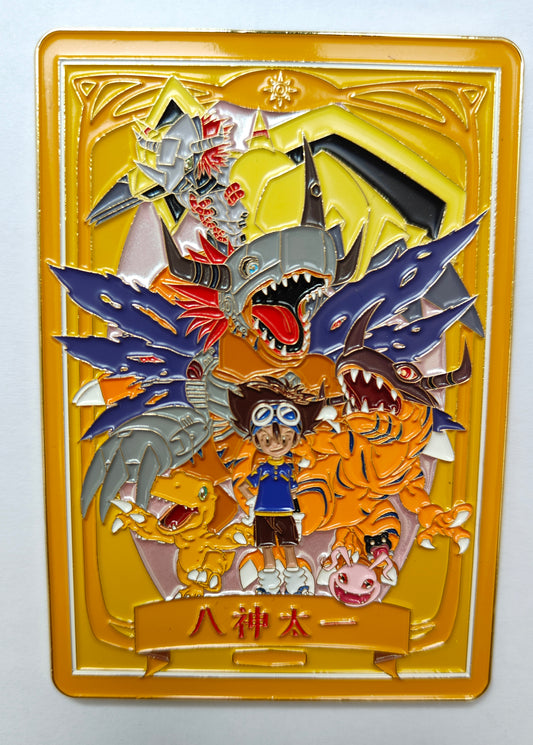 Digimon Adventure DigiDestined Evolution Line Hard Enamel Limitation Pin | Anime Collectible