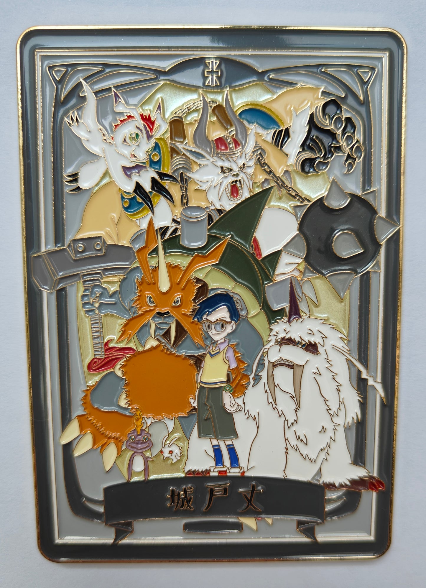 Digimon Adventure DigiDestined Evolution Line Hard Enamel Limitation Pin | Anime Collectible
