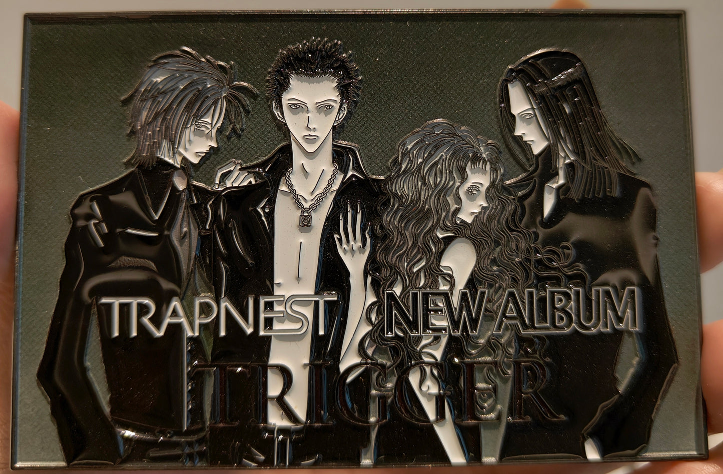 NANA TRAPNEST Trigger New Album Glitter Hard Enamel Limitation Pin | Anime Collectible
