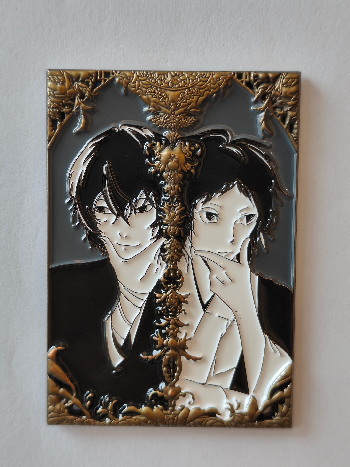 Bungo Stray Dogs Dazai & Akutagawa Hard Enamel Limitation Pin | Anime Collectible