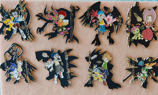Digimon Adventure Chosen Children Set Hard Enamel Limitation Pin | Anime Collectible