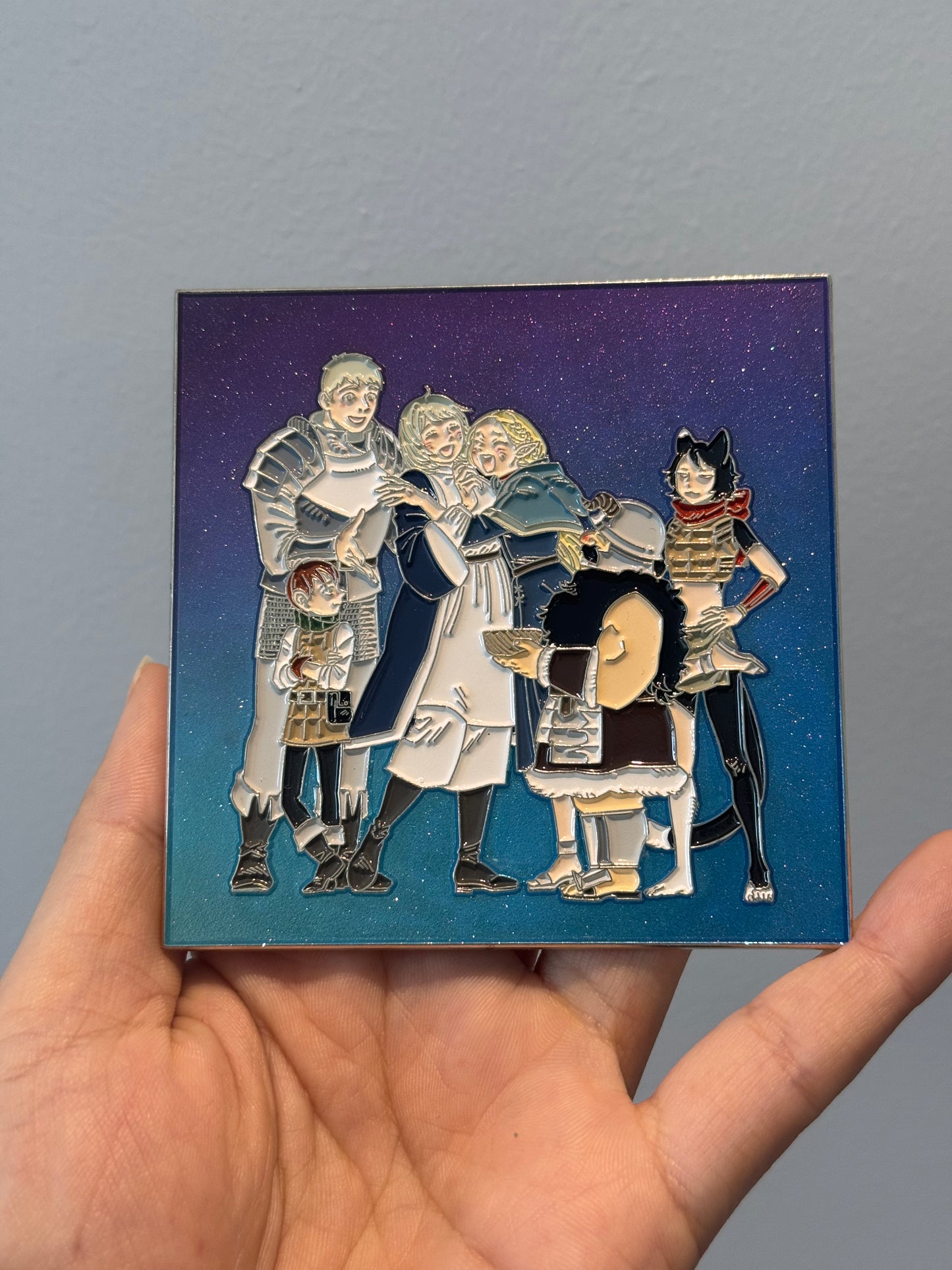 A-Delicious in Dungeon – Full Cast Fine Glitter Blue-Purple Gradient