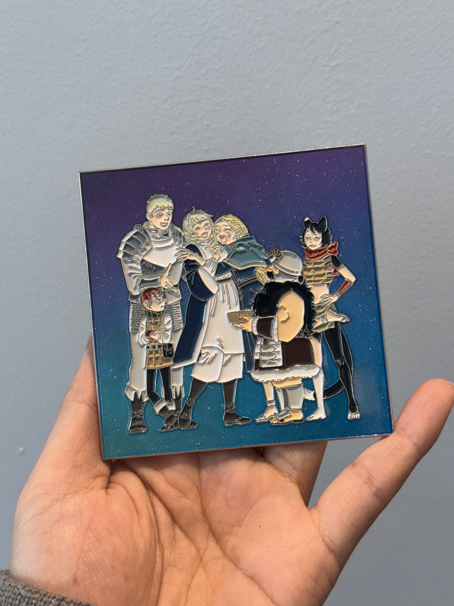 A-Delicious in Dungeon – Full Cast Fine Glitter Blue-Purple Gradient