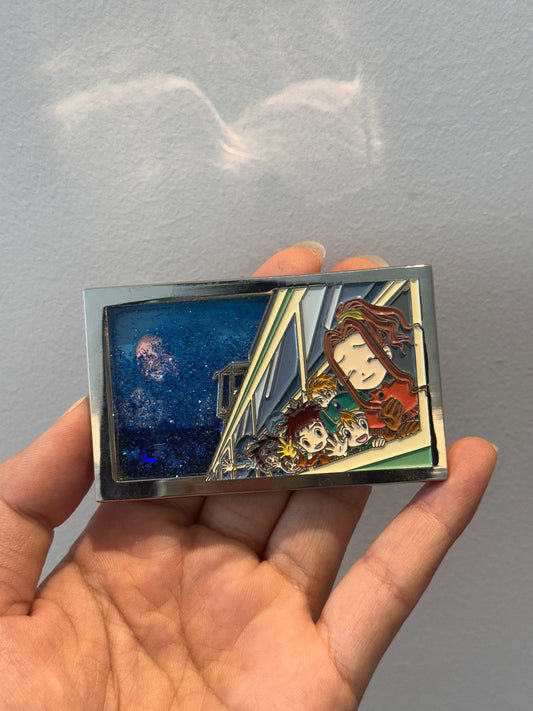 Digimon Train Family Portrait: Journey Through the Flowing Sands