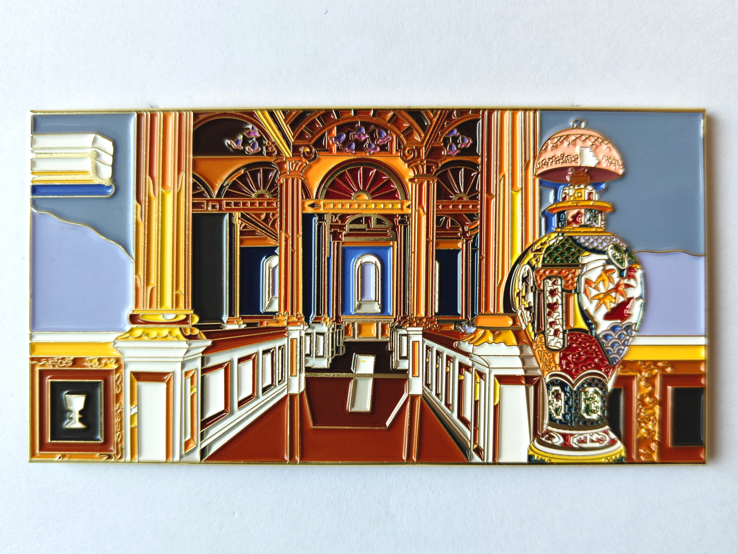 Chihiro’s Journey: The Grand Bathhouse Hallway Hard Enamel Limitation Pin | Studio Ghibli Art Limitation Pin